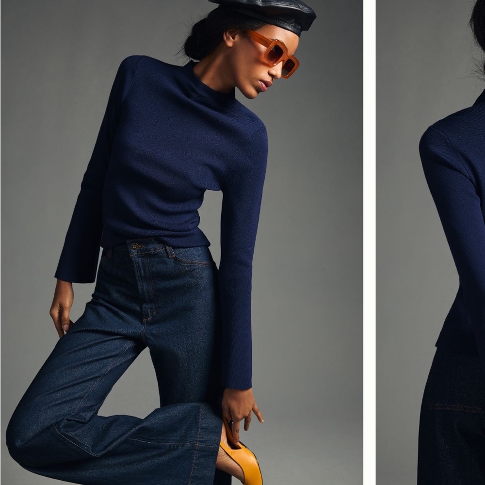 Maeve Bell-Sleeve Sweater